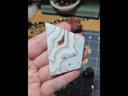 #9 Crazy Lace Agate Druzy Slice