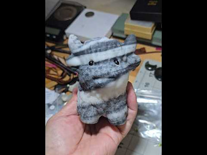 Large Taiji Stone Baby Highland Cow