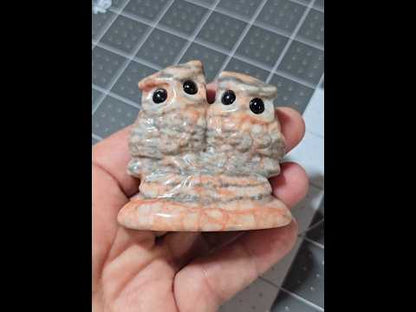 Red Vein Jasper Owls