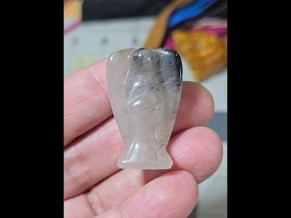 Black Rutile Quartz Healing Angel