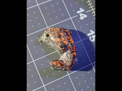 Larvikite Dolphin Carving (UV reactive)