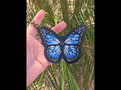 Leather Butterfly Charm