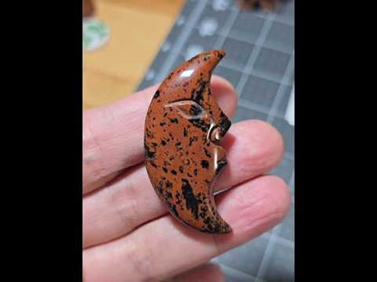 Mahogany Obsidian Moonface