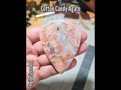 #2 Cotton Candy Druzy Agate Statement Piece