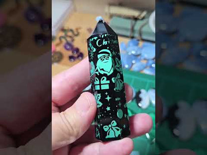 Black Obsidian Christmas Points