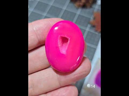 #14 Pink Druzy Agate