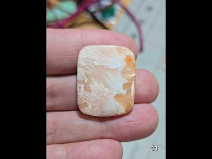 #11 Scolecite with Peach Stilbite