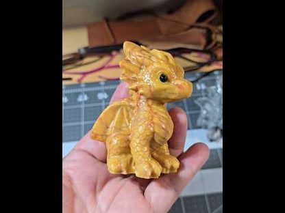 Yellow Jade Baby Dragon