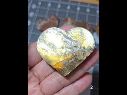 #2 Golden Mica Heart