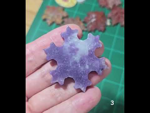 #3 Purple Mica Snowflake