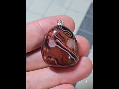 #3 Banded Agate Pendant