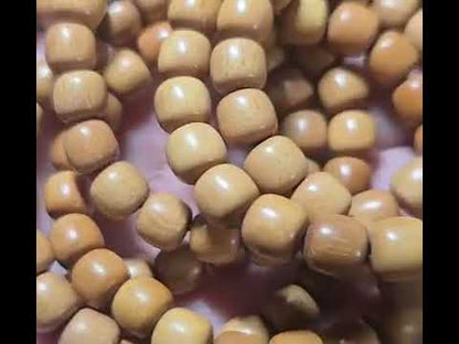 8x7mm Golden Sandalwood