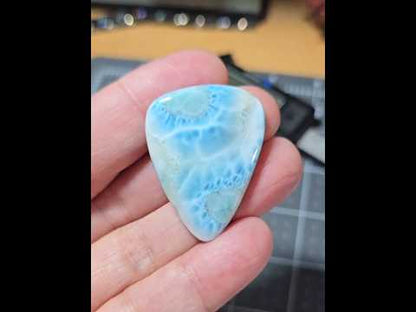 #23 Larimar Statement Cabochon — Collector Grade