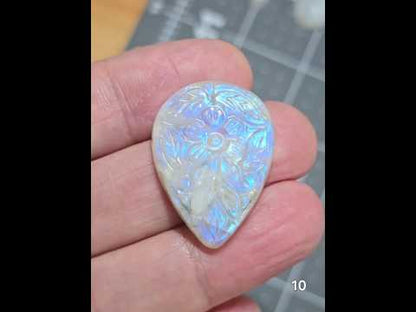 #10 Mughal Carved Moonstone