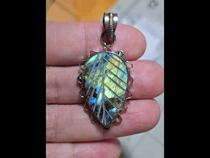 Rainbow Labradorite Pendant