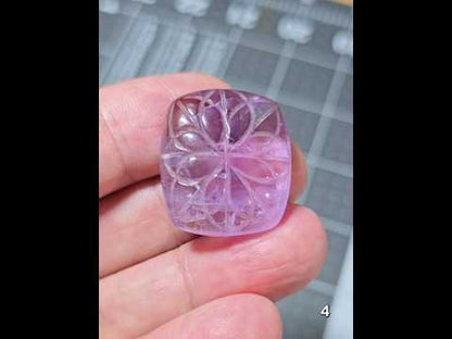 #4 Carved Ametrine Cabochon