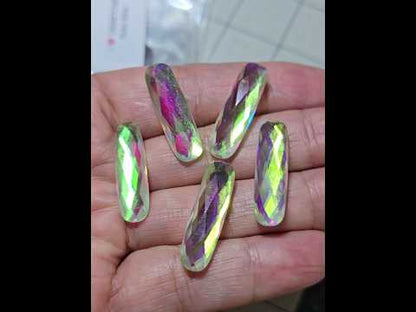 Faceted Rainbow Quartz