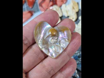 #1 Mother-of-Pearl Heart Pendant