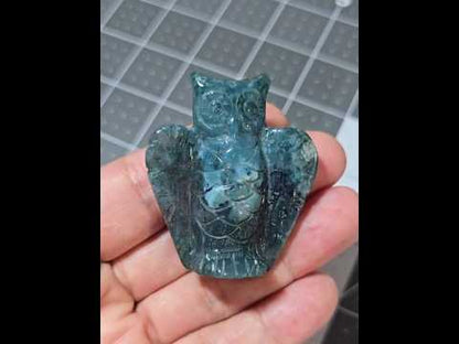 Moss Agate Owl
