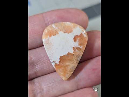 #12 Scolecite with Peach Stilbite