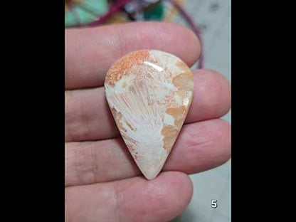 #5 Scolecite with Peach Stilbite