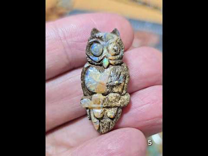 #5 Carved Boulder Opal