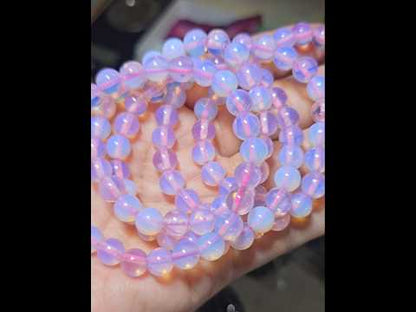 8mm Pink Opalite Bracelet