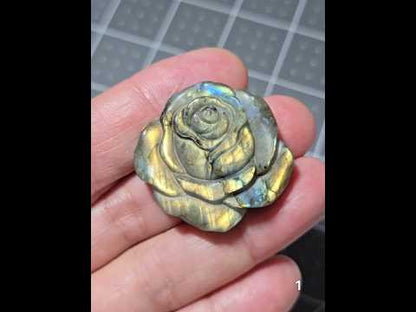#1 Labradorite Rose