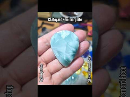 Collector Statement Cab – Chatoyant Hemimorphite