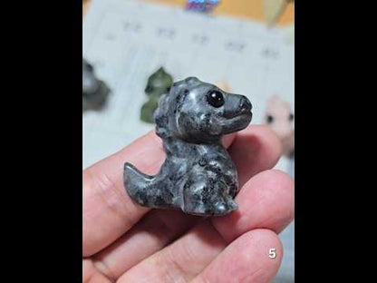 #5 Larvikite Mini Dinosaur Carving