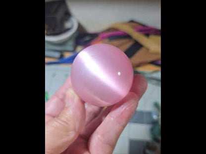 48mm Pink Cateye Sphere