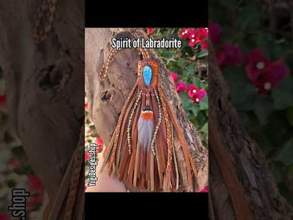 8" Spirit of Labradorite Tassel