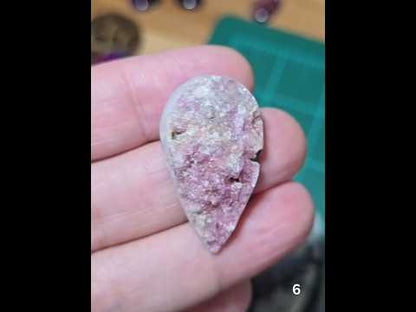 #6 Pink Cobalt Druzy