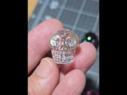 Clear Crystal Mini Skull