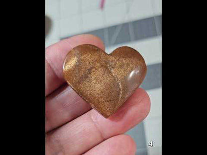 #4 Peach Moonstone Heart