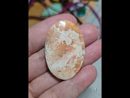 #1 Scolecite with Peach Stilbite
