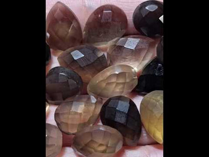 Faceted Smoky Quartz