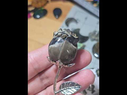 #1 Volcanic Agate Rose