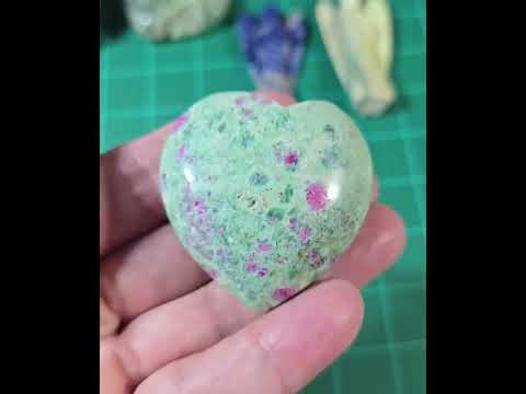 Ruby Fuchsite Heart