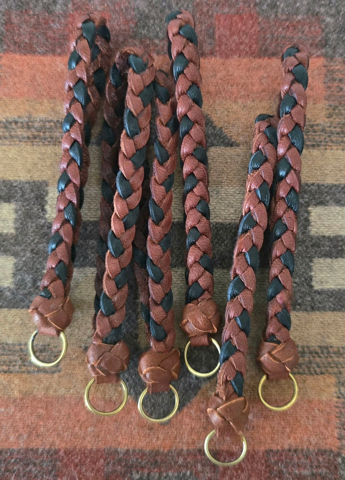 Cognac & Black Fob Hanger