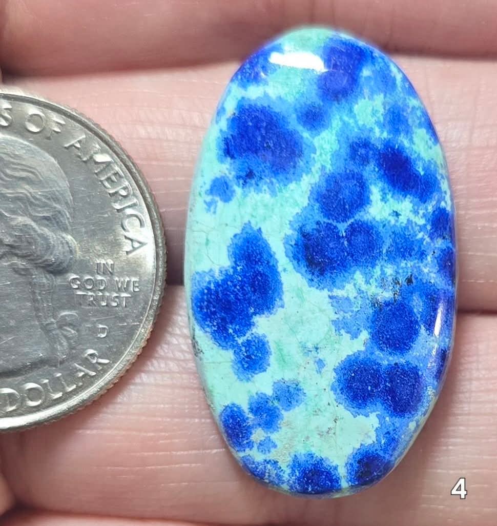 #4 Bluebird Azurite Malachite