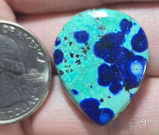 #9 Bluebird Azurite Malachite