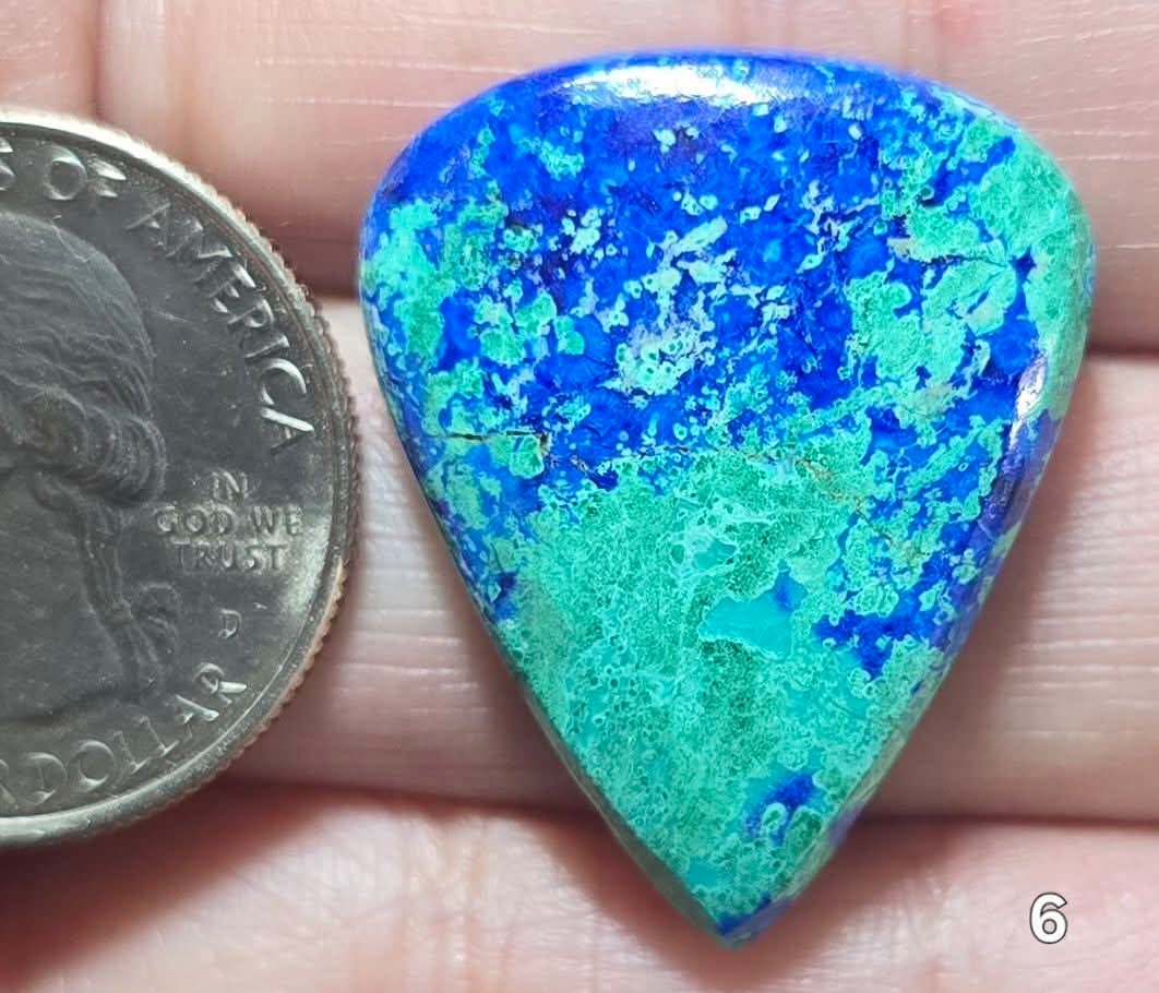 #6 Bluebird Azurite Malachite