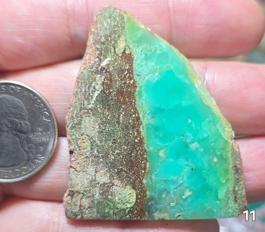 #11 Australian Chrysoprase Slice