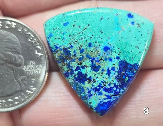 #8 Bluebird Azurite Malachite