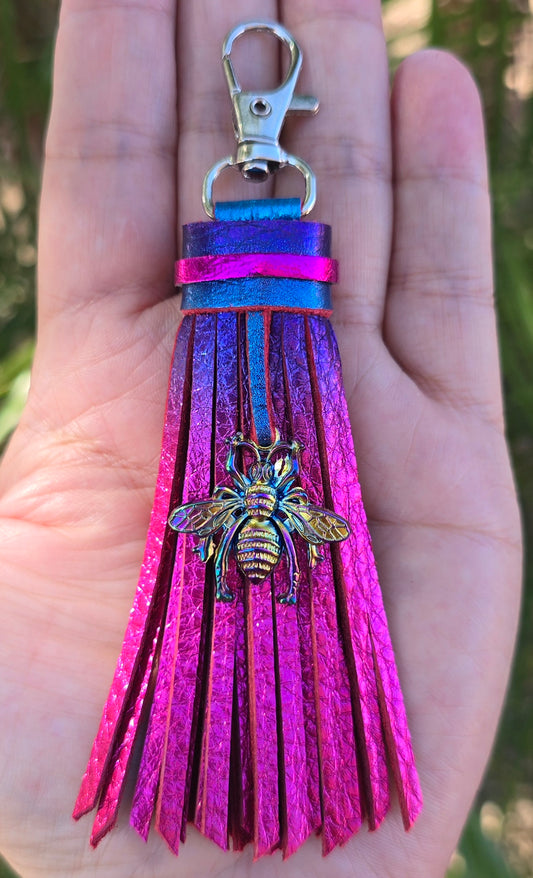 3.5" Rainbow Bee Zippy