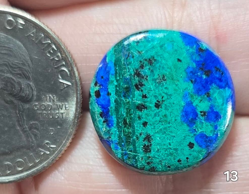 #13 Bluebird Azurite Malachite