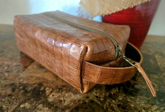 Full Croc Emossed Leather