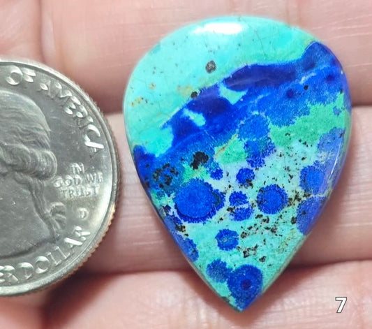 #7 Bluebird Azurite Malachite