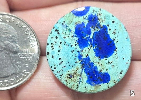 #5 Bluebird Azurite Malachite